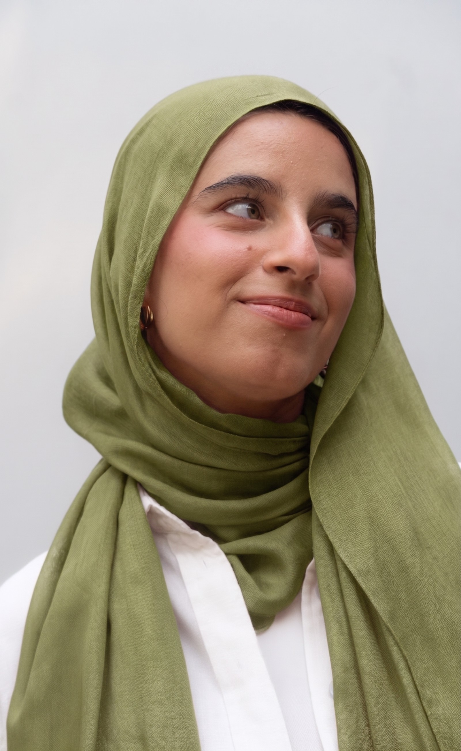 Premium Modal Hijab - MOROCCAN OLIVE