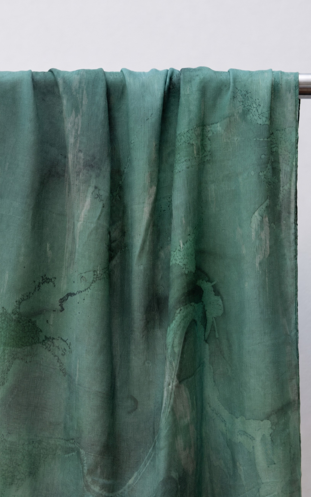 Premium Printed Modal Hijab - FOREST WATERCOLOR