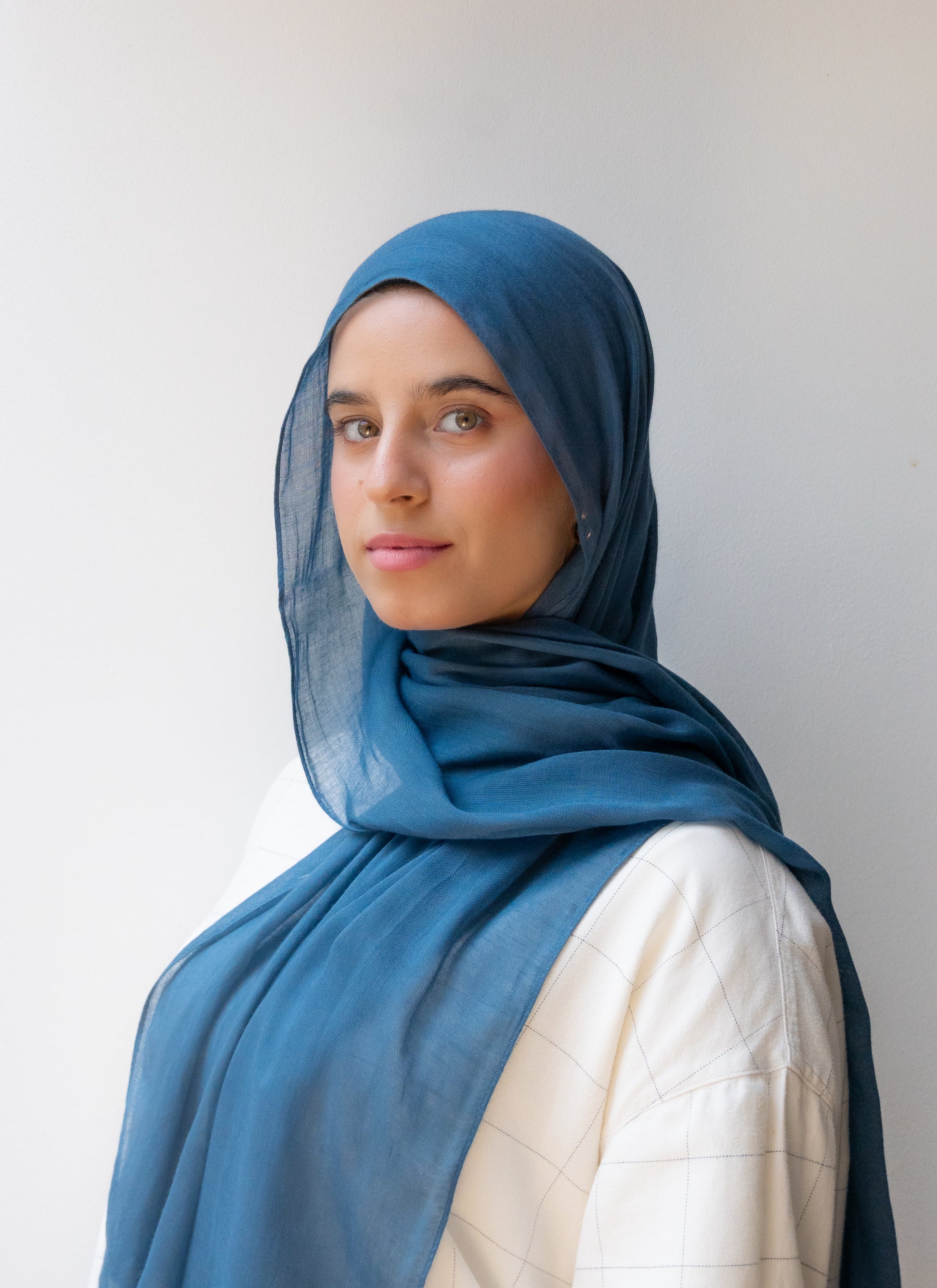 Premium Modal Hijab - SAPPHIRE BLUE
