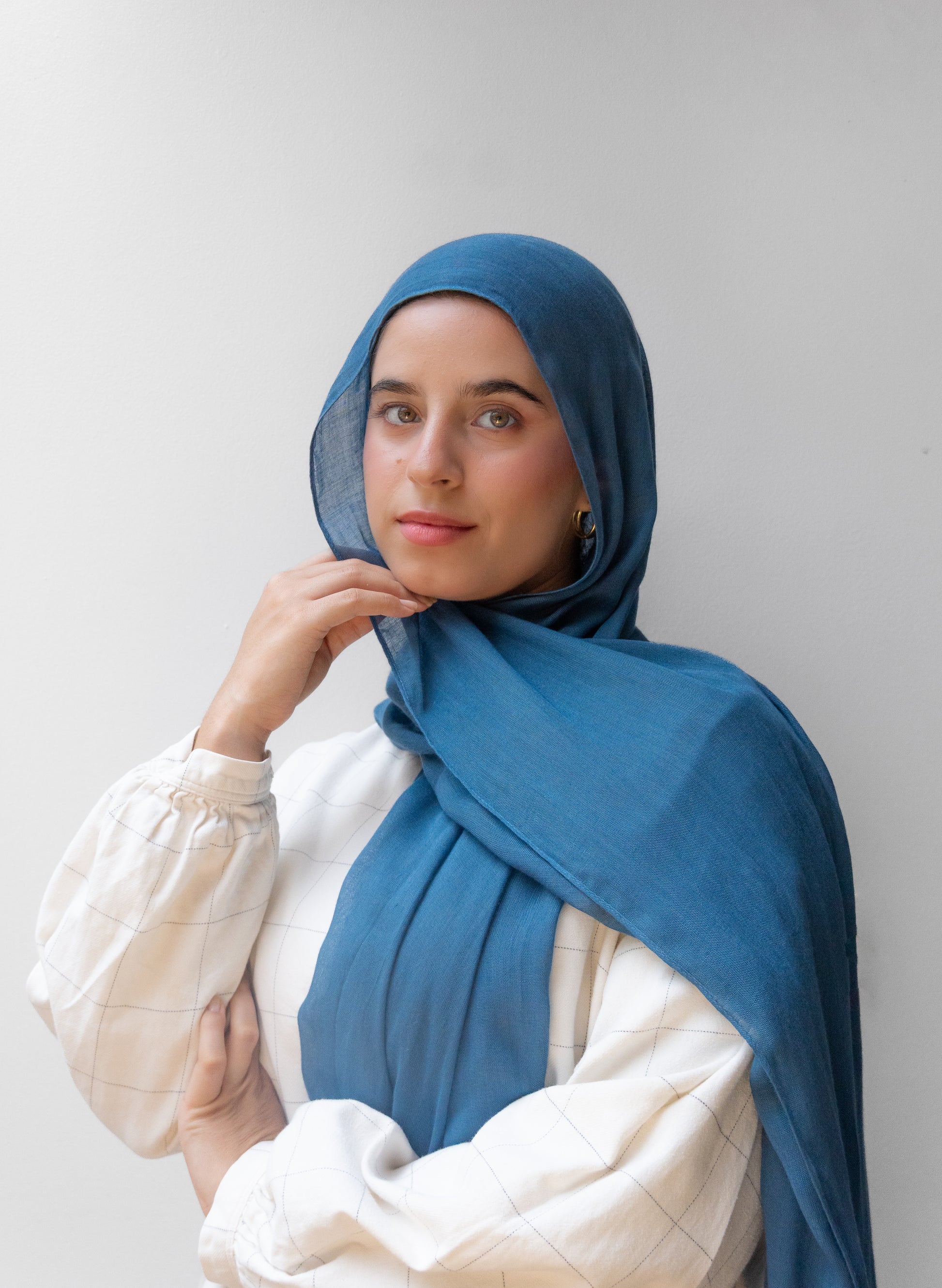 Premium Modal Hijab - SAPPHIRE BLUE