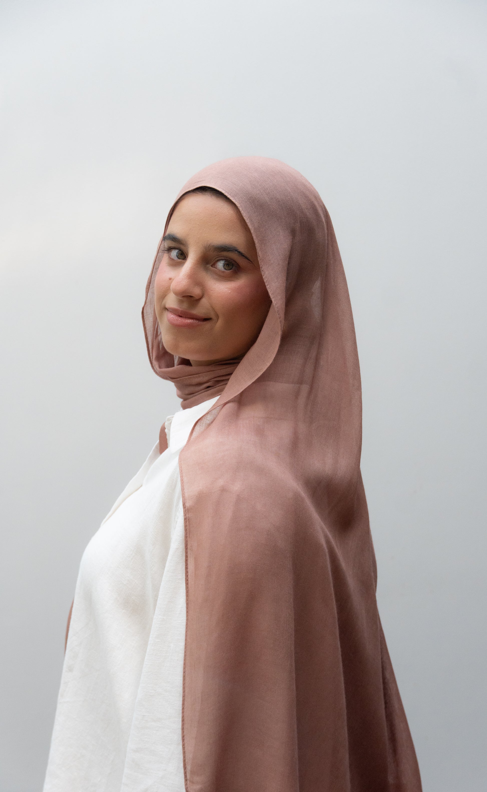 Premium Modal Hijab - ROSE GOLD