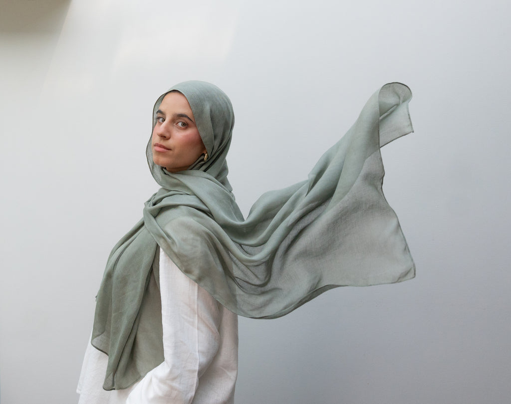 Premium Modal Hijab - LIGHT EMERALD