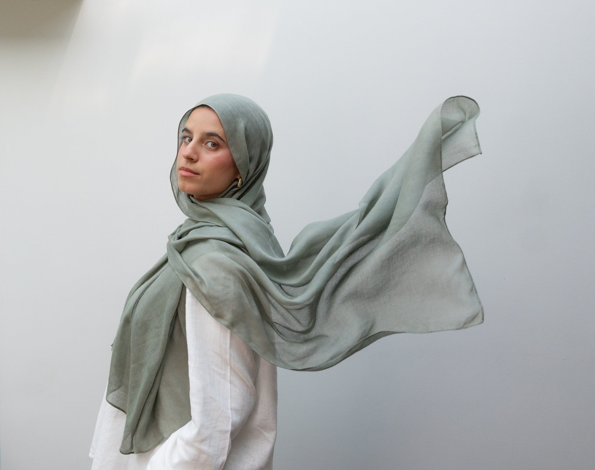 Premium Modal Hijab - LIGHT EMERALD
