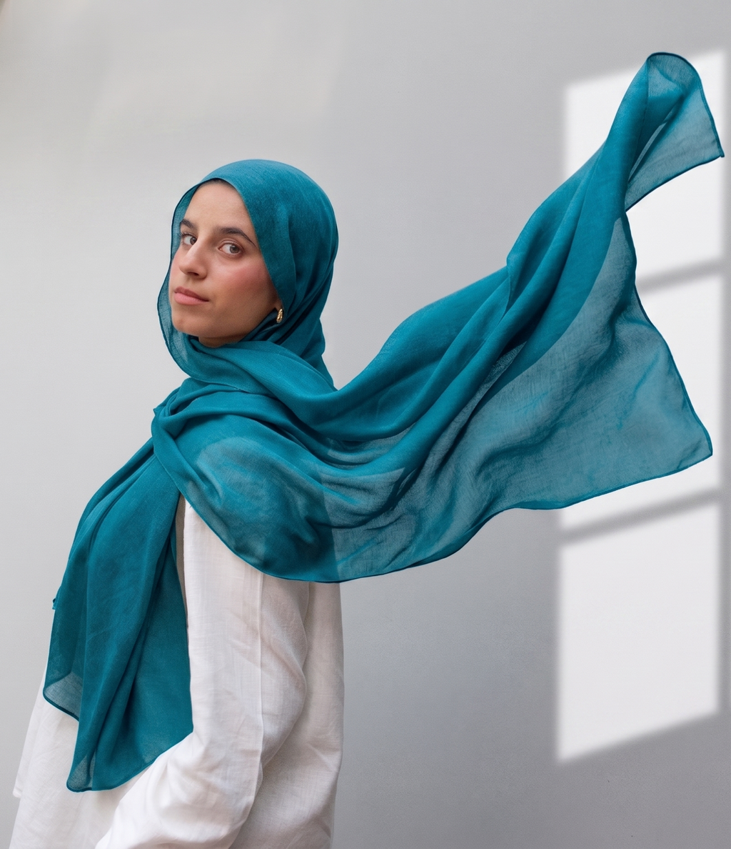 Premium Modal Hijab - AQUAMARINE