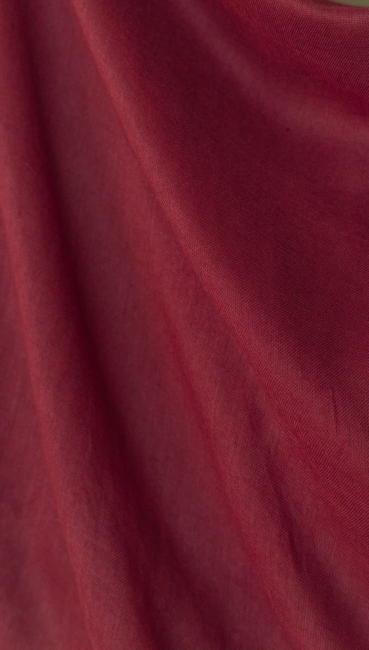 Premium Modal Hijab - DEEP RUBY